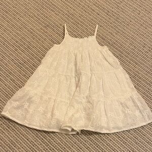 Cat & Jack Cream Eyelet Dress